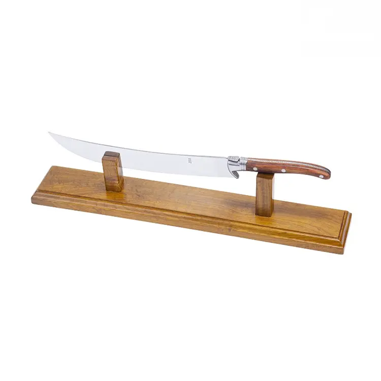 Champagner Sabre Holzweinset