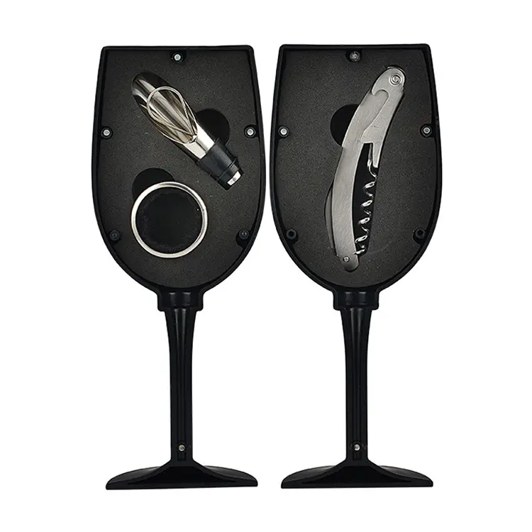 Tasse Form Plastikkasten Wein Set
