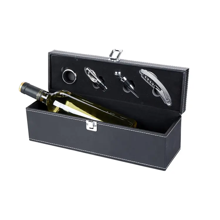 Single -Flaschen -PU -Weinset